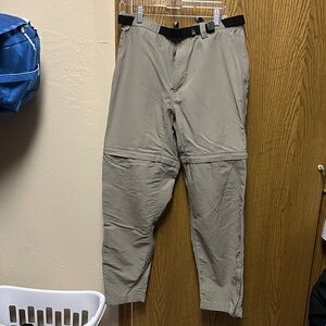 Women’s The North Face size Large Tan Convertible Hiking Pants